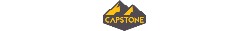 Capstone Logo - Yellow and Grey Mountains