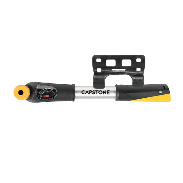 Alloy Mini Pump w/ Gauge Bike Maintenance Capstone Sports