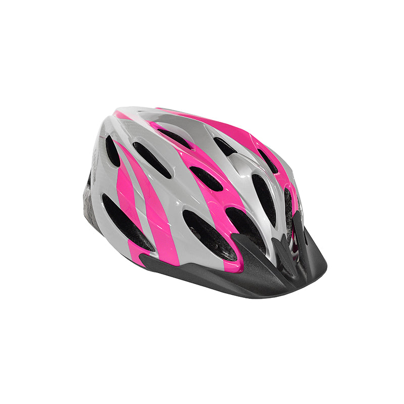 Adult Ladies Pink Elite Helmet - Grey, Pink, and Black